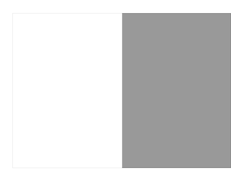 Dimensions for a standard page, and a page formed by halving the page