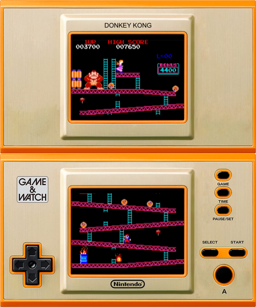 Donkey Kong Arcade on the new Game & Watch