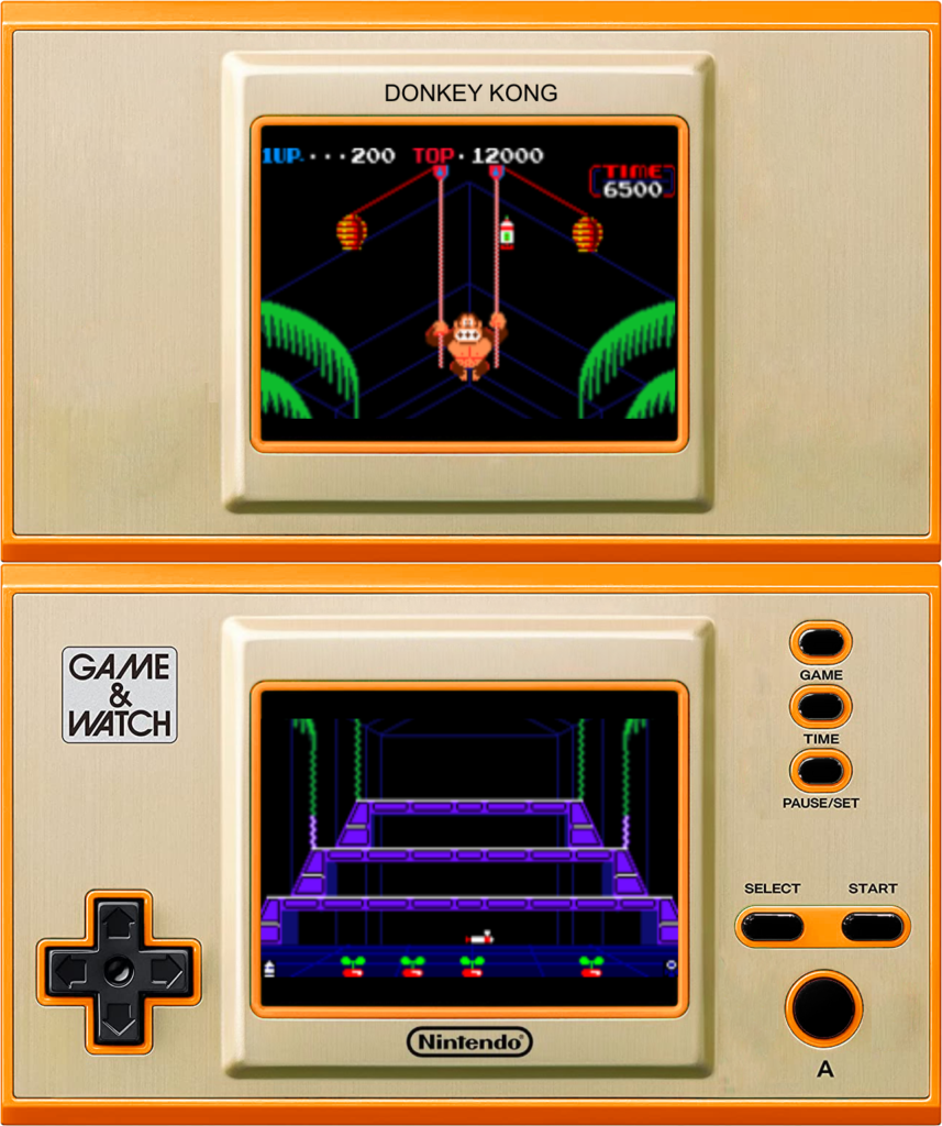 Donkey Kong 3 Arcade on the new Game & Watch