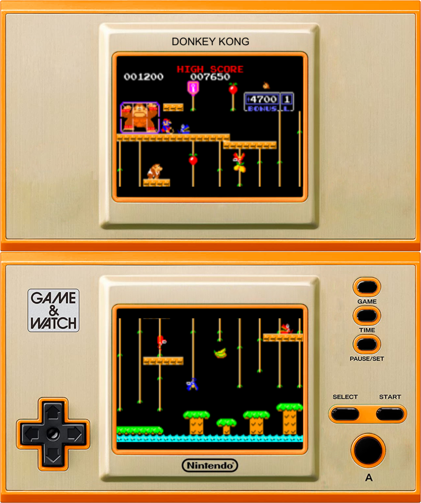 Donkey Kong Jr. Arcade on the new Game & Watch