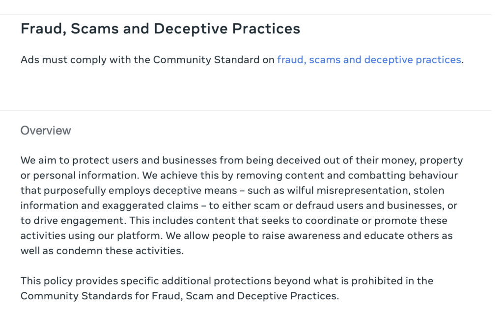 Fraud, Scams and Deceptive Practices