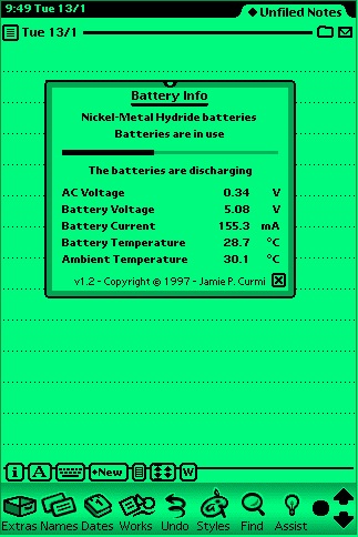 Battery Info Screenshot