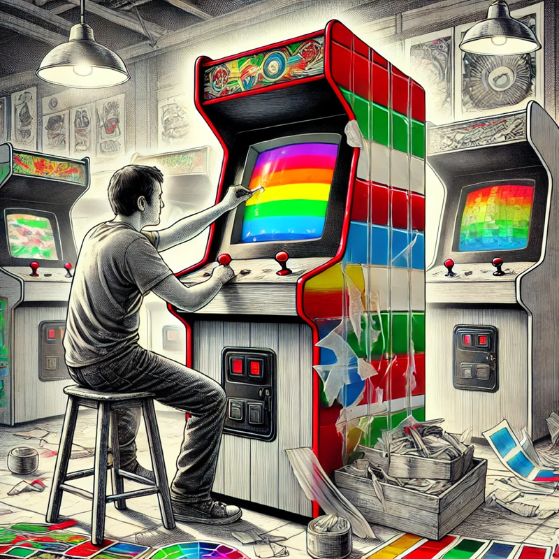 When Arcade Games Lacked Colour - curmi.com