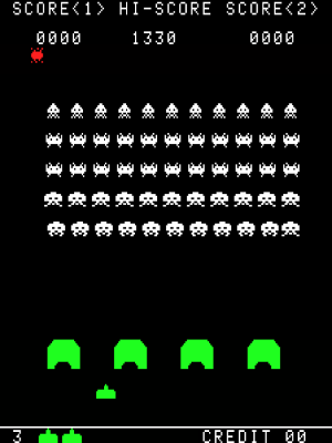 Space Invaders (with overlay)