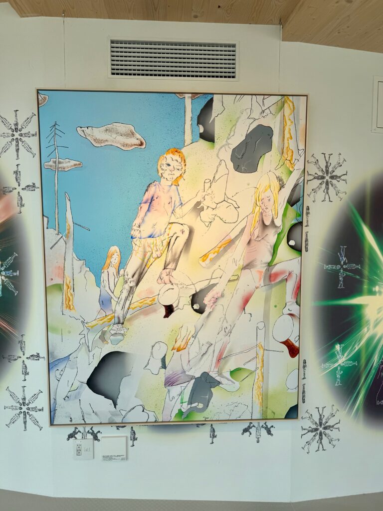 One more drawing inside the Czech pavilion