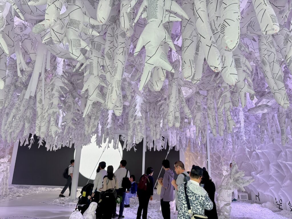 Inside Brazil's pavilion