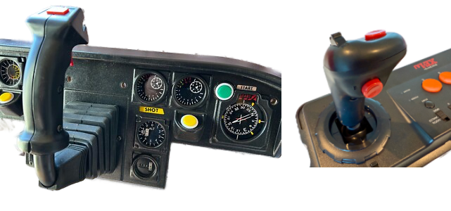 Space Harrier II arcade controls map perfectly to the Cyber Stick