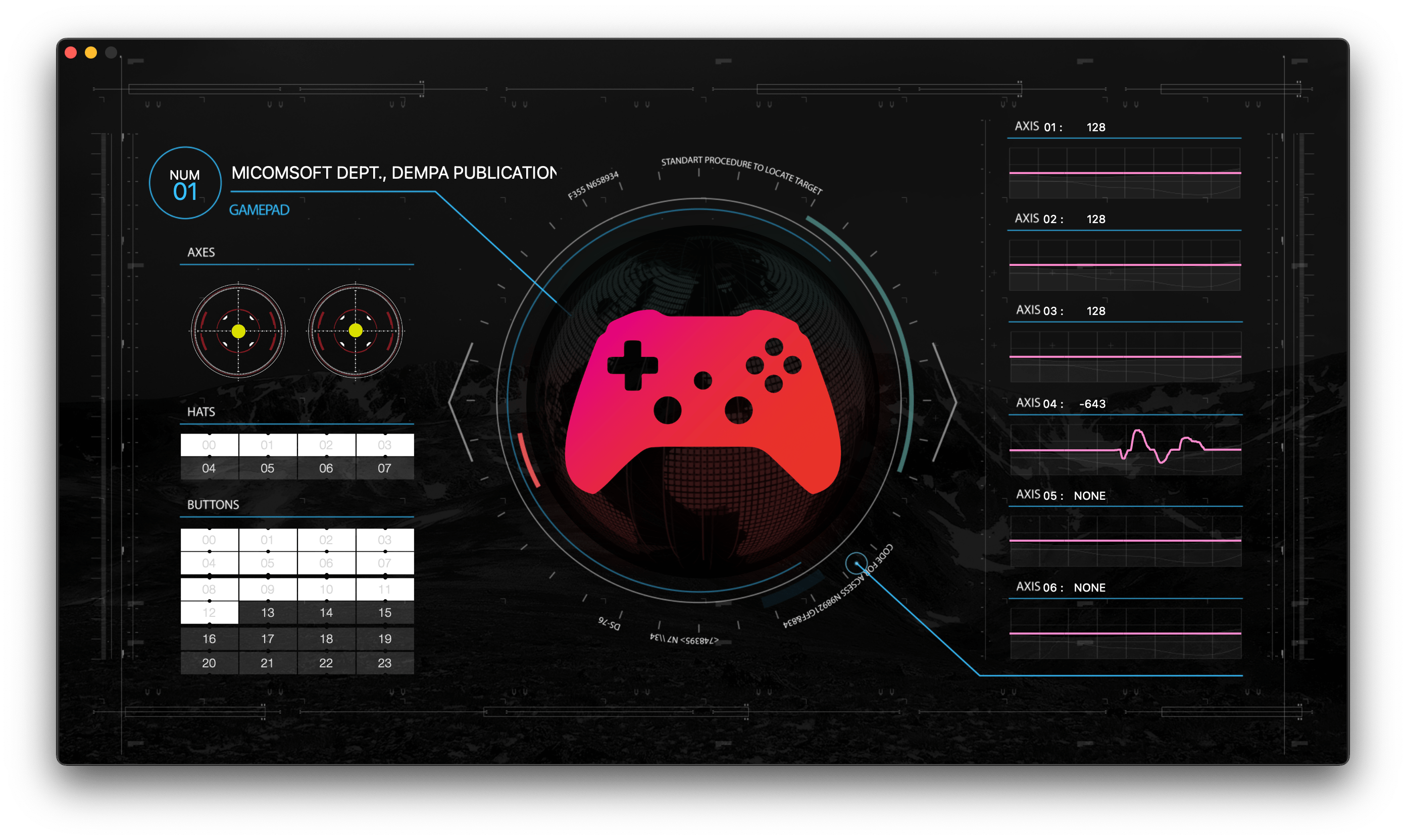 Joystick Monitor recognises the controller on macOS