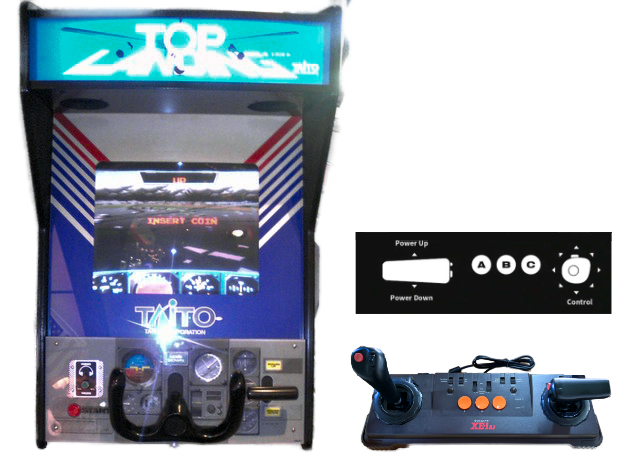 Top Landing arcade controls map perfectly to the Cyber Stick; you can even swap sticks to match the layout