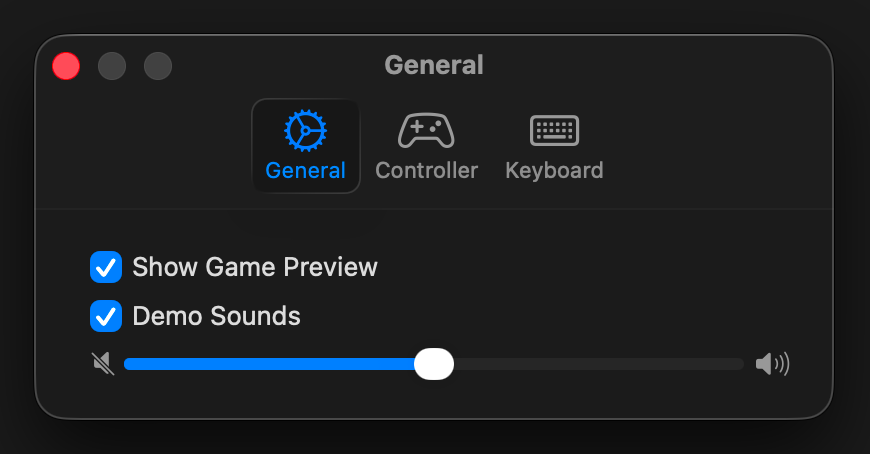 You have a lot more control with a Settings Scene