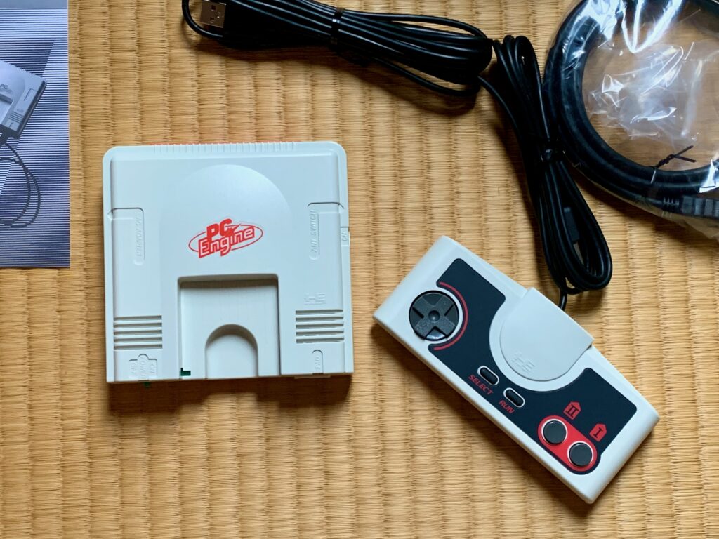 The console, controller and cables