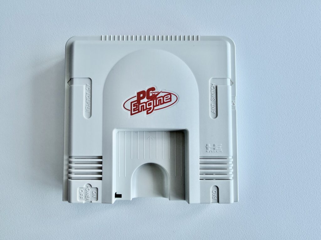 Front of the console