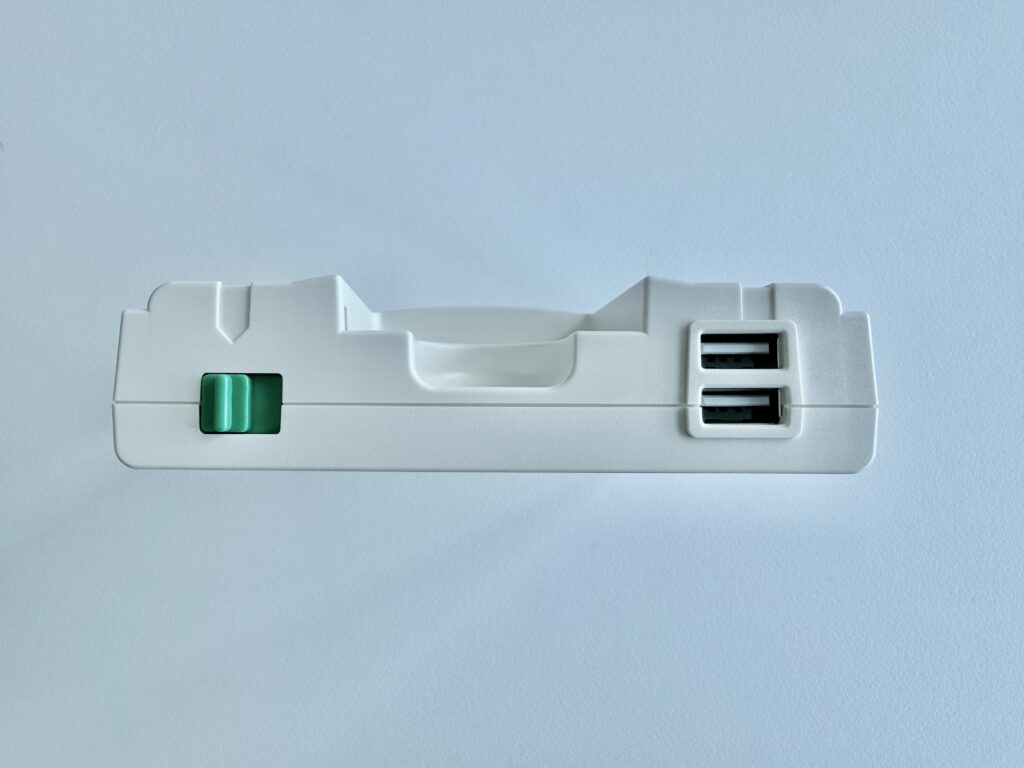 Front of the console