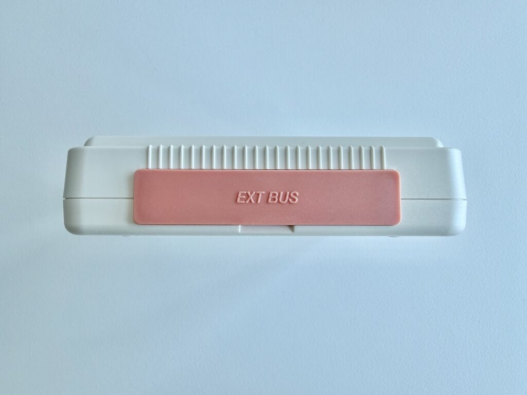 EXT BUS on back of the console