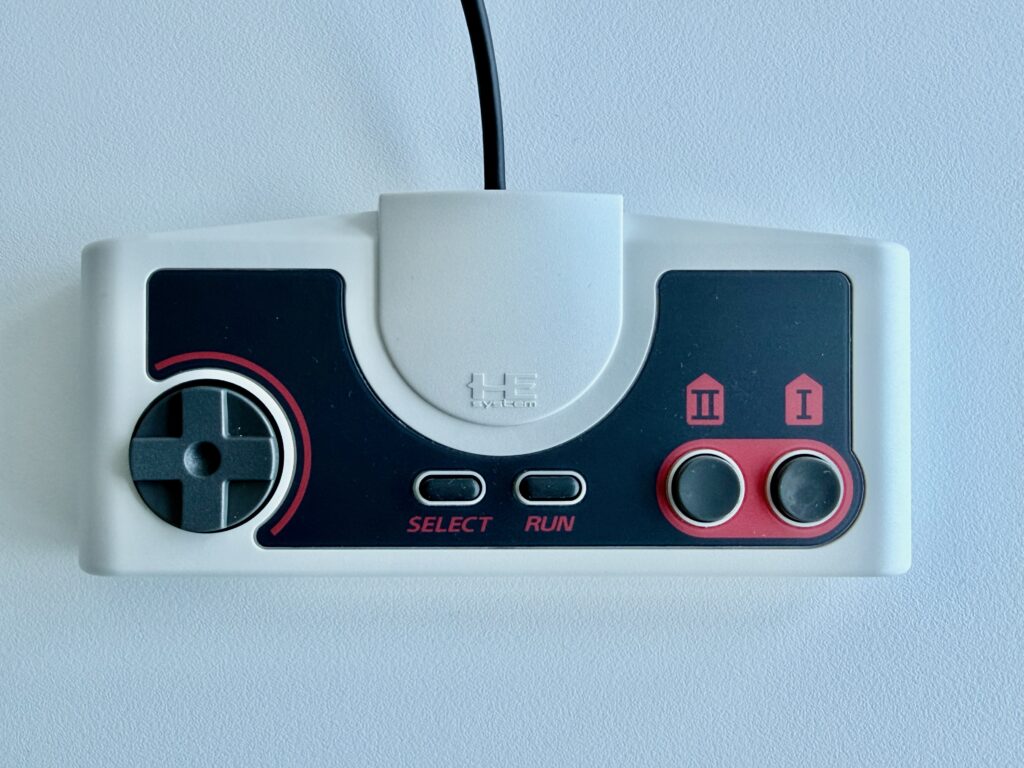 Front of the controller