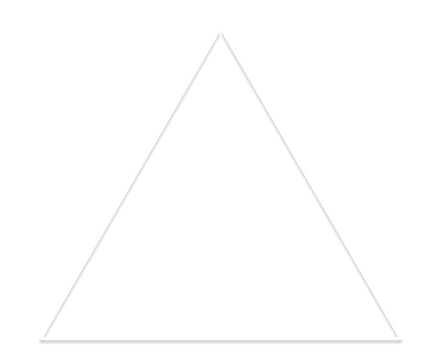 Initial triangle with vertices