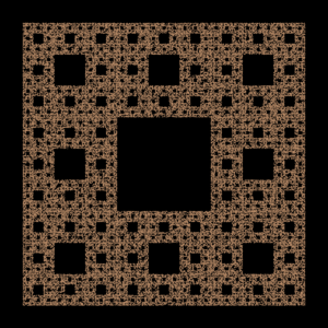 Chaos Game generating a Sierpiński Carpet