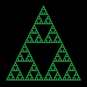 Chaos Game generating a Sierpiński Triangle