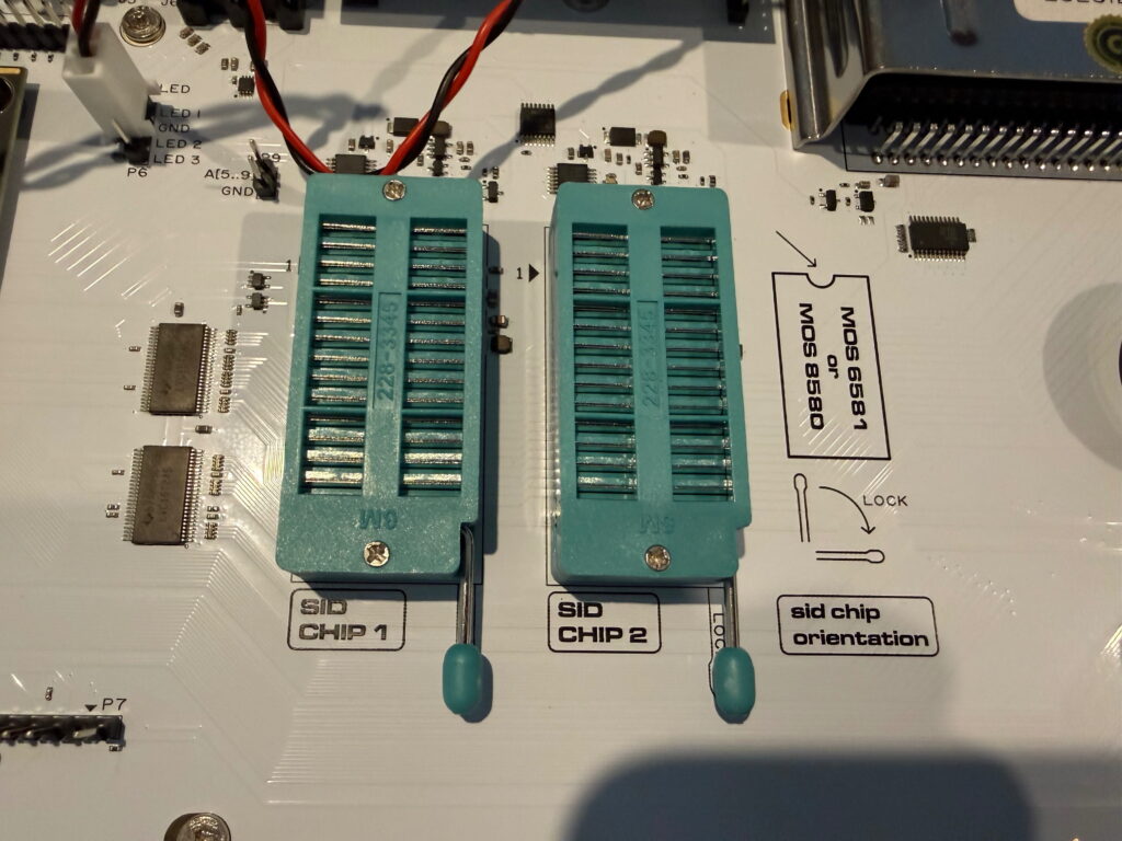 Support for installing your own SID chips if you have them