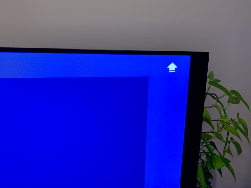 The SHIFT LOCK indicator